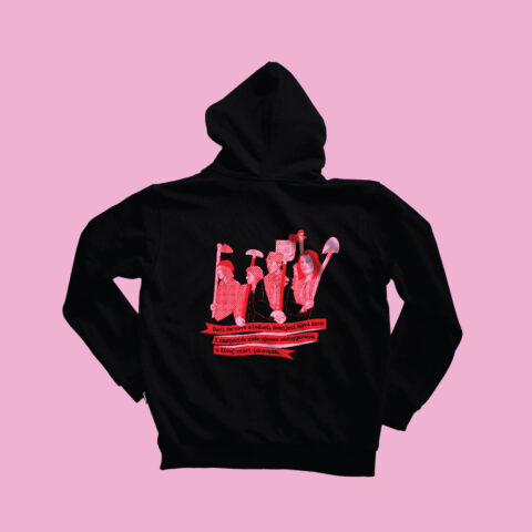 Nova mladost - SF-SN - unisex crna dukserica sa kapuljačom